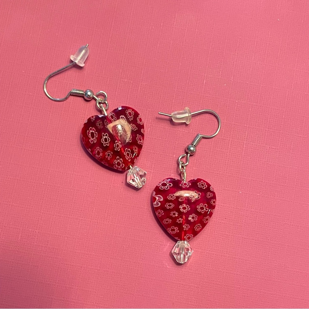 Heart shaped earrings